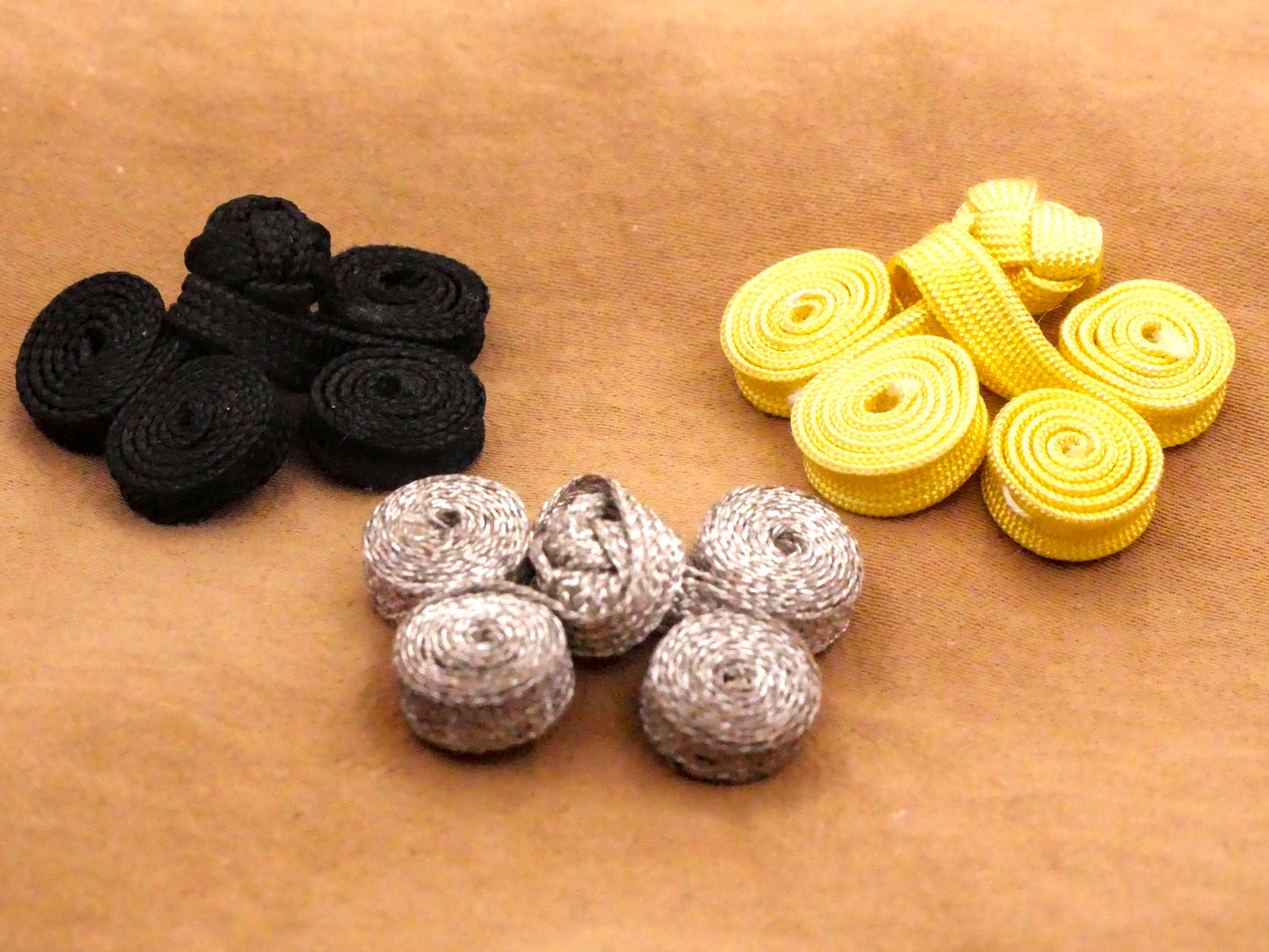 Chinese Frog Fastener Fabric Knot Vintage Button Various 18-32mm