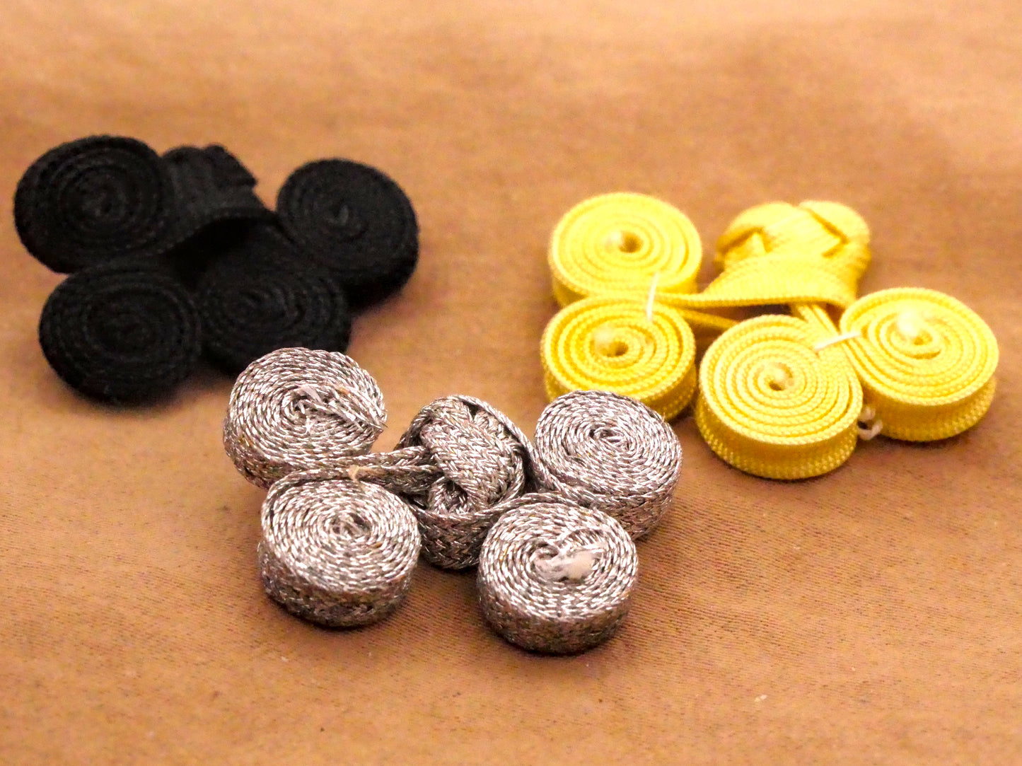 Chinese Frog Fastener Fabric Knot Vintage Button Various 18-32mm