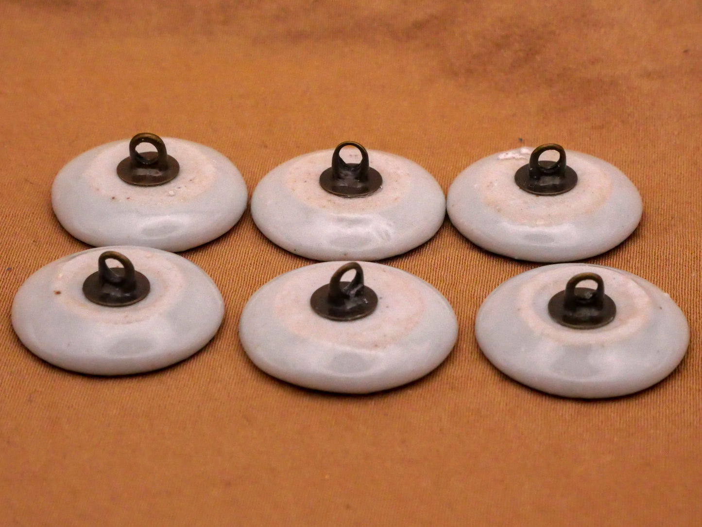 Rooster Blue White Ceramic Button Various 19mm
