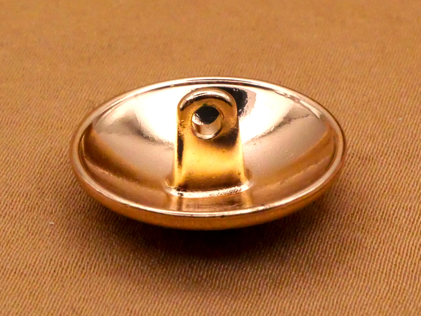 Waves Ocean Landscape Enamel Gold Metal Button 20mm
