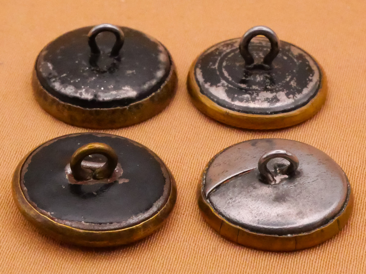 Labor Workers People Victorian Metal Picture Button Various 16-17mm