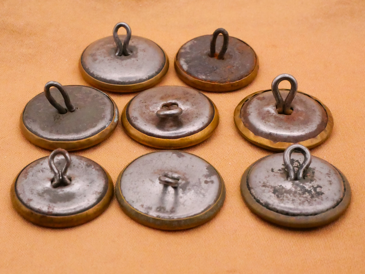 Workwear Overall Clothing Brand Brass Metal Button Various 19-20mm