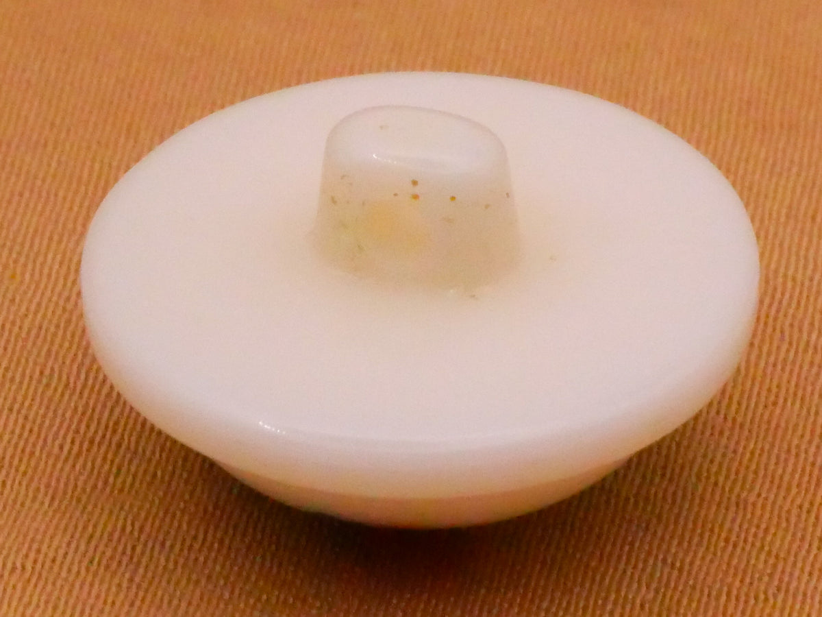 Confetti Terrazzo White Vintage Plastic Button Various 19mm