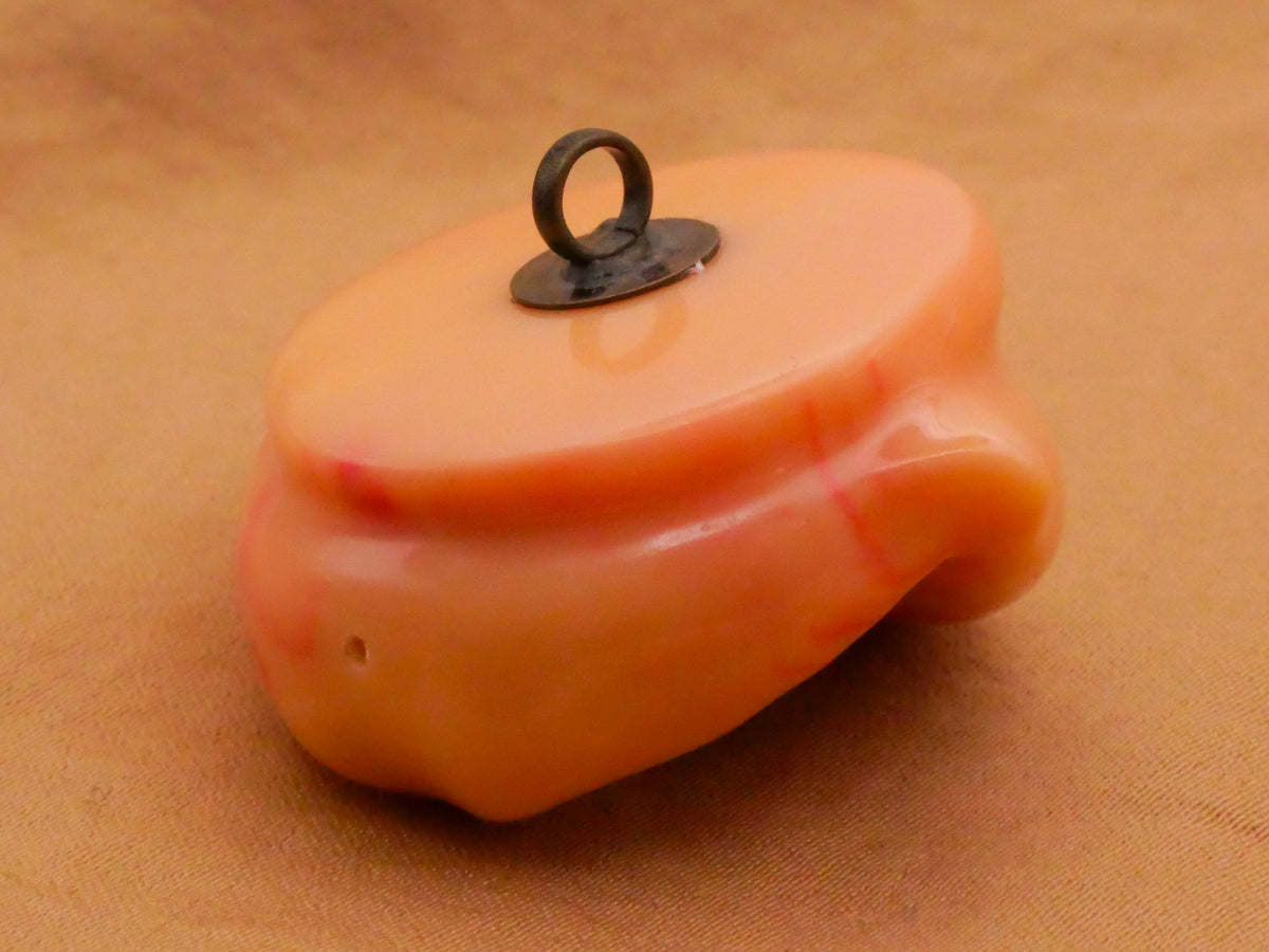 Eyeball Mouth Lips Freaky Plastic Large Button 31x38mm