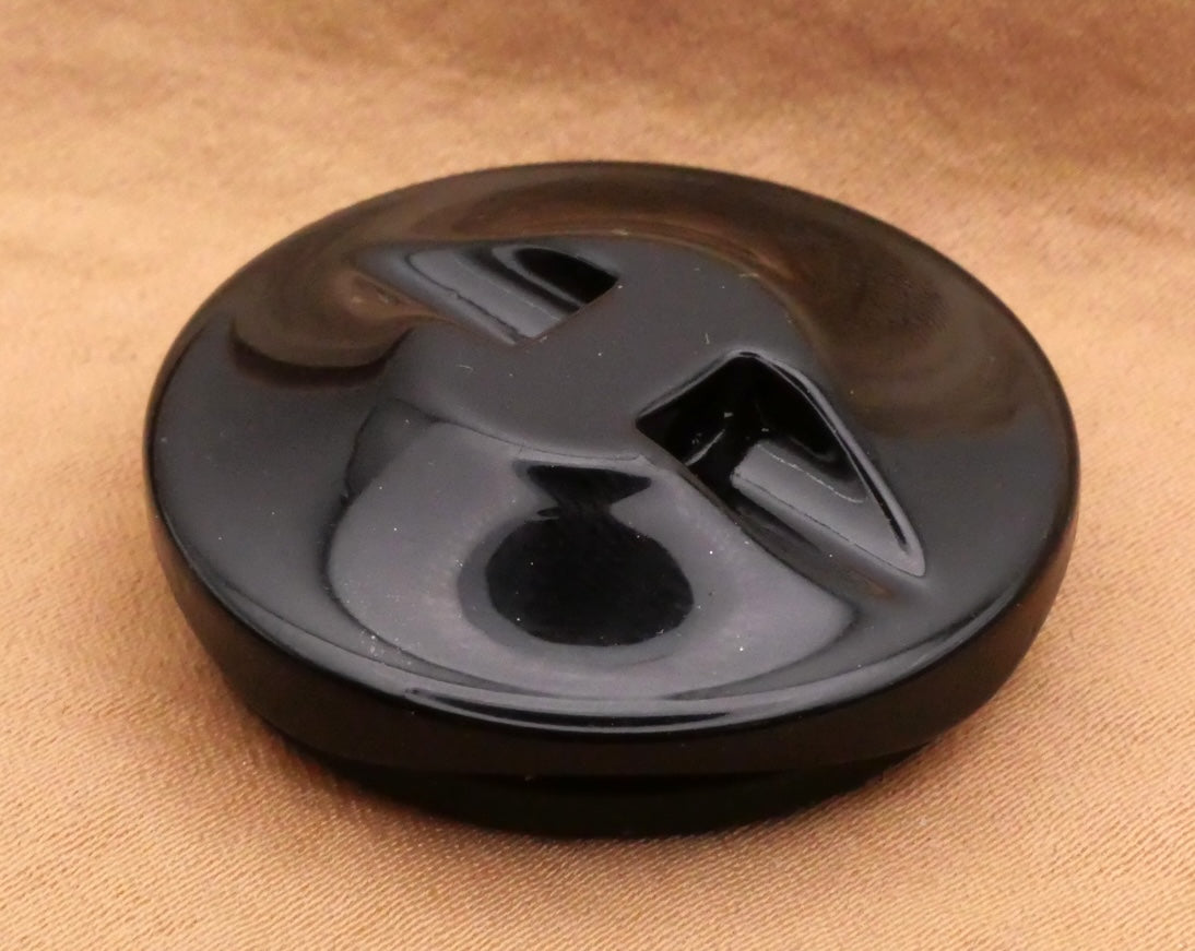 Wood Grain Tree Log Look Polymer Plastic Button Various 30mm