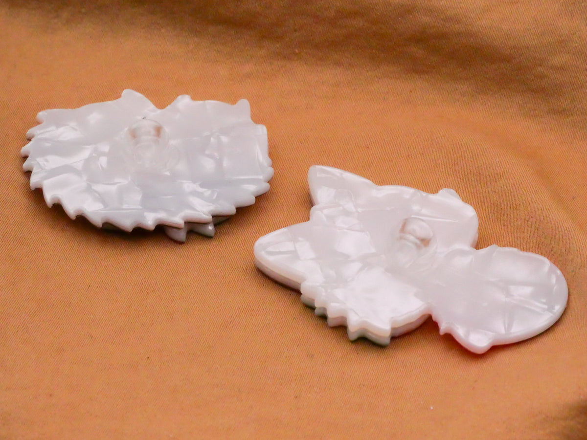 Woodland Hedgehog or Fox Acrylic Plastic Button Various 32-43mm