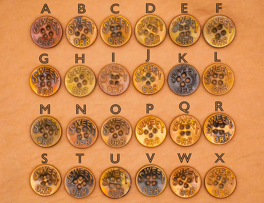 Sweet Orr Workwear Vintage Sew-Thru Brass Metal Button Various 17mm