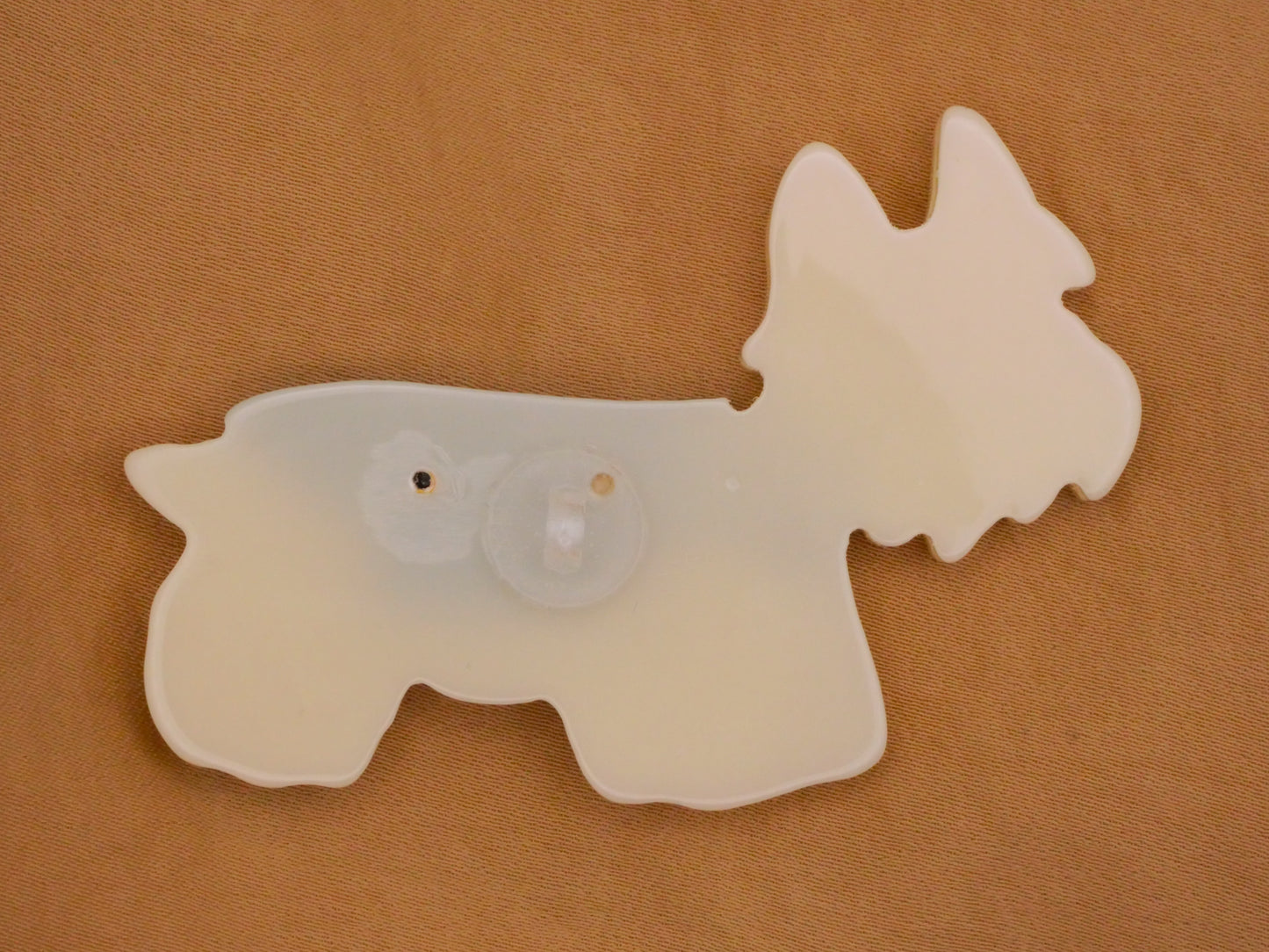 Westie Terrier Dog Acrylic Large Button 40x65mm